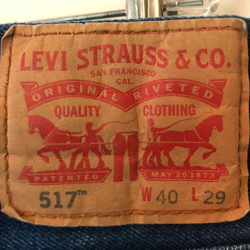 Levi's men's 517 jeans sz W 40 L 29